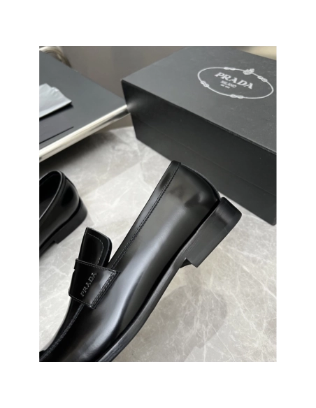 Prada leather shoes 025,PRADA SNEAKERS,Luxury Shoes