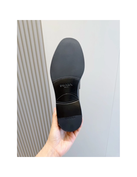 Prada leather shoes 030,PRADA SNEAKERS,Luxury Shoes