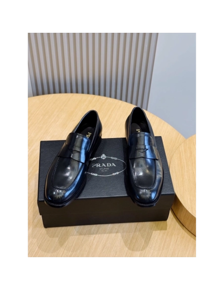 Prada leather shoes 031,PRADA SNEAKERS,Luxury Shoes