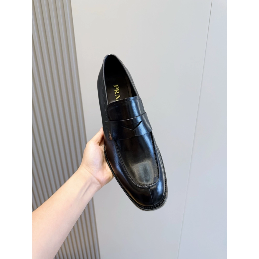 Prada leather shoes 031,PRADA SNEAKERS,Luxury Shoes