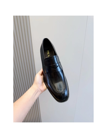 Prada leather shoes 031,PRADA SNEAKERS,Luxury Shoes
