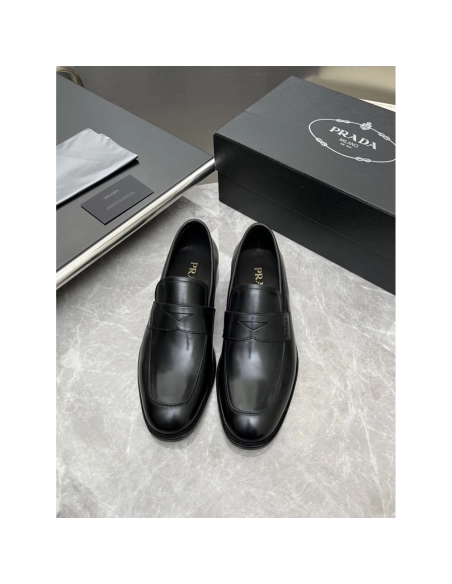 Prada leather shoes 027,PRADA SNEAKERS,Luxury Shoes