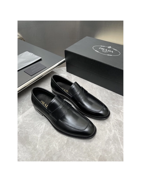 Prada leather shoes 027,PRADA SNEAKERS,Luxury Shoes