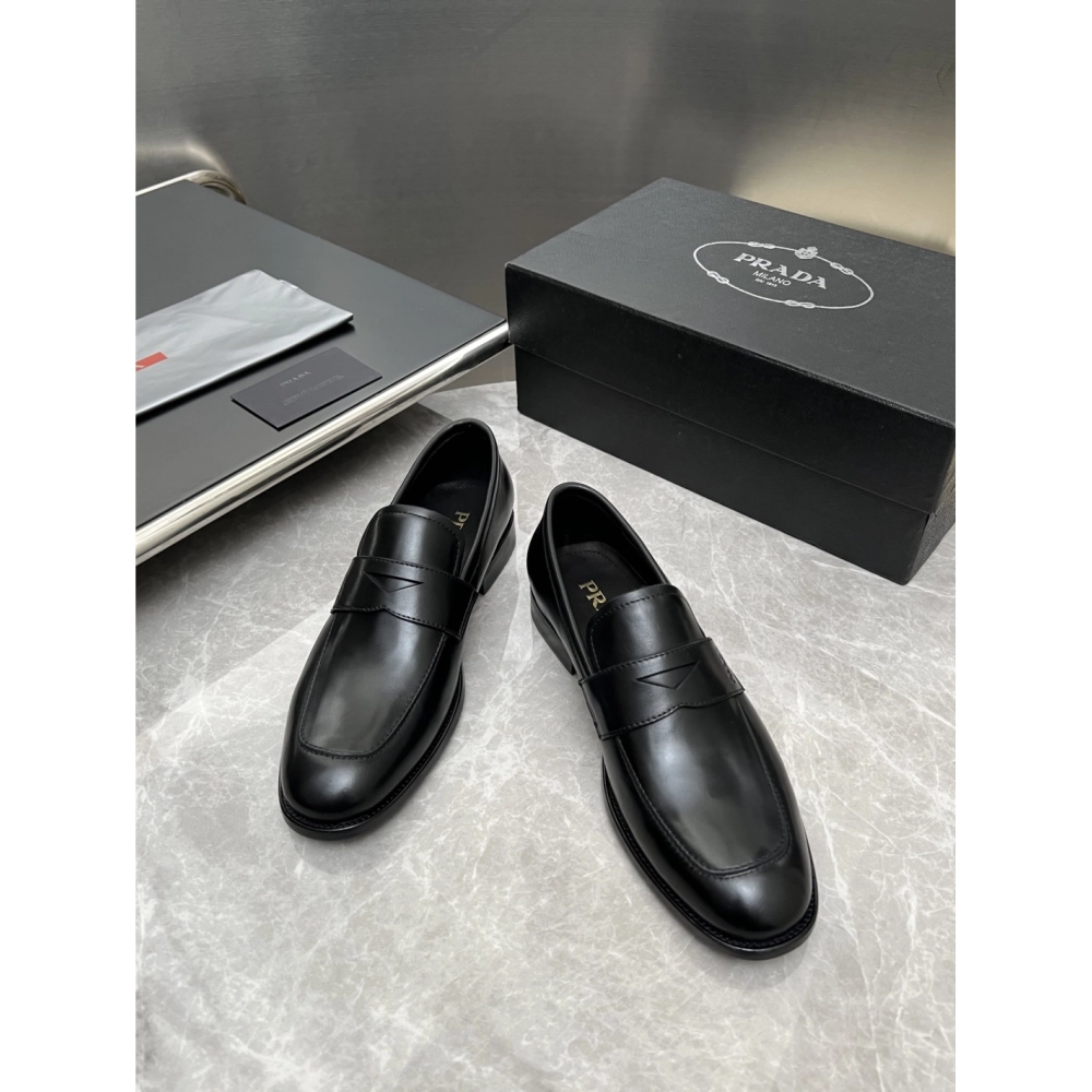 Prada leather shoes 027,PRADA SNEAKERS,Luxury Shoes
