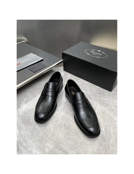 Prada leather shoes 027,PRADA SNEAKERS,Luxury Shoes
