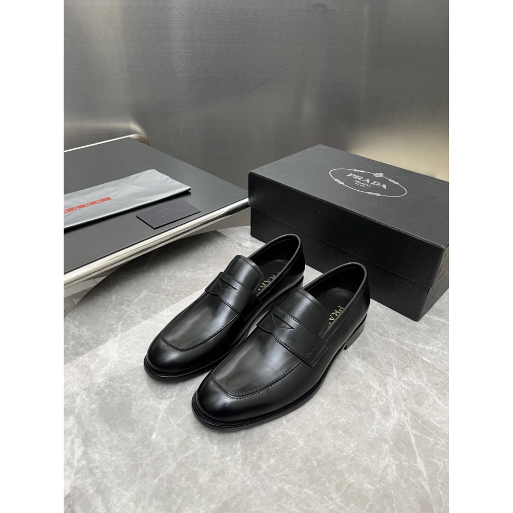 Prada leather shoes 027,PRADA SNEAKERS,Luxury Shoes