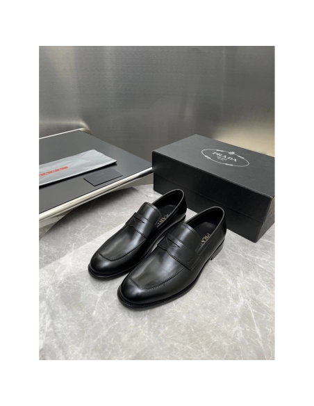 Prada leather shoes 027,PRADA SNEAKERS,Luxury Shoes