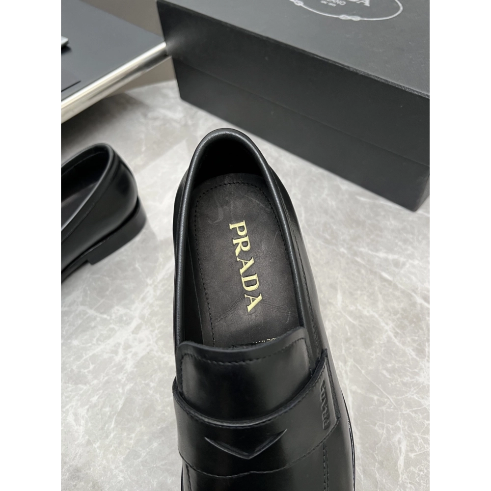 Prada leather shoes 027,PRADA SNEAKERS,Luxury Shoes