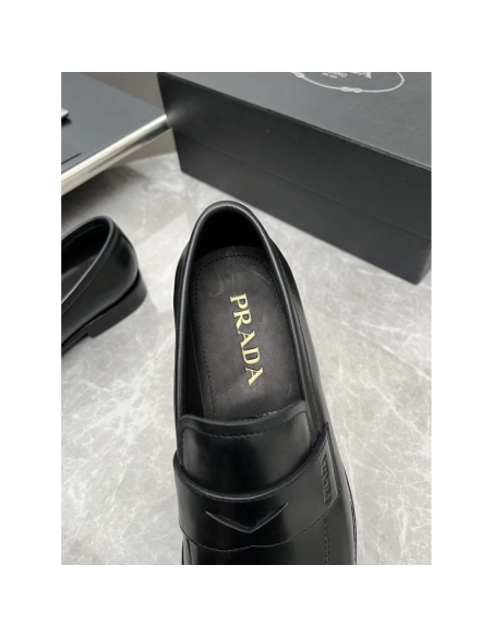 Prada leather shoes 027,PRADA SNEAKERS,Luxury Shoes