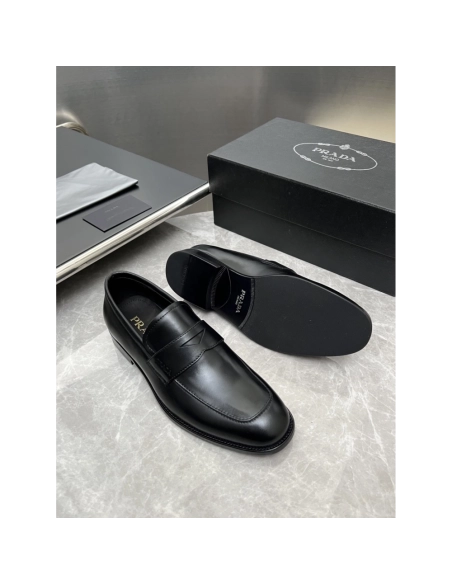 Prada leather shoes 027,PRADA SNEAKERS,Luxury Shoes