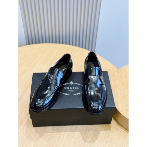 Prada leather shoes 028,PRADA SNEAKERS,Luxury Shoes