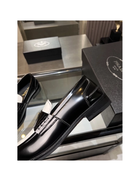 Prada leather shoes 032,PRADA SNEAKERS,Luxury Shoes