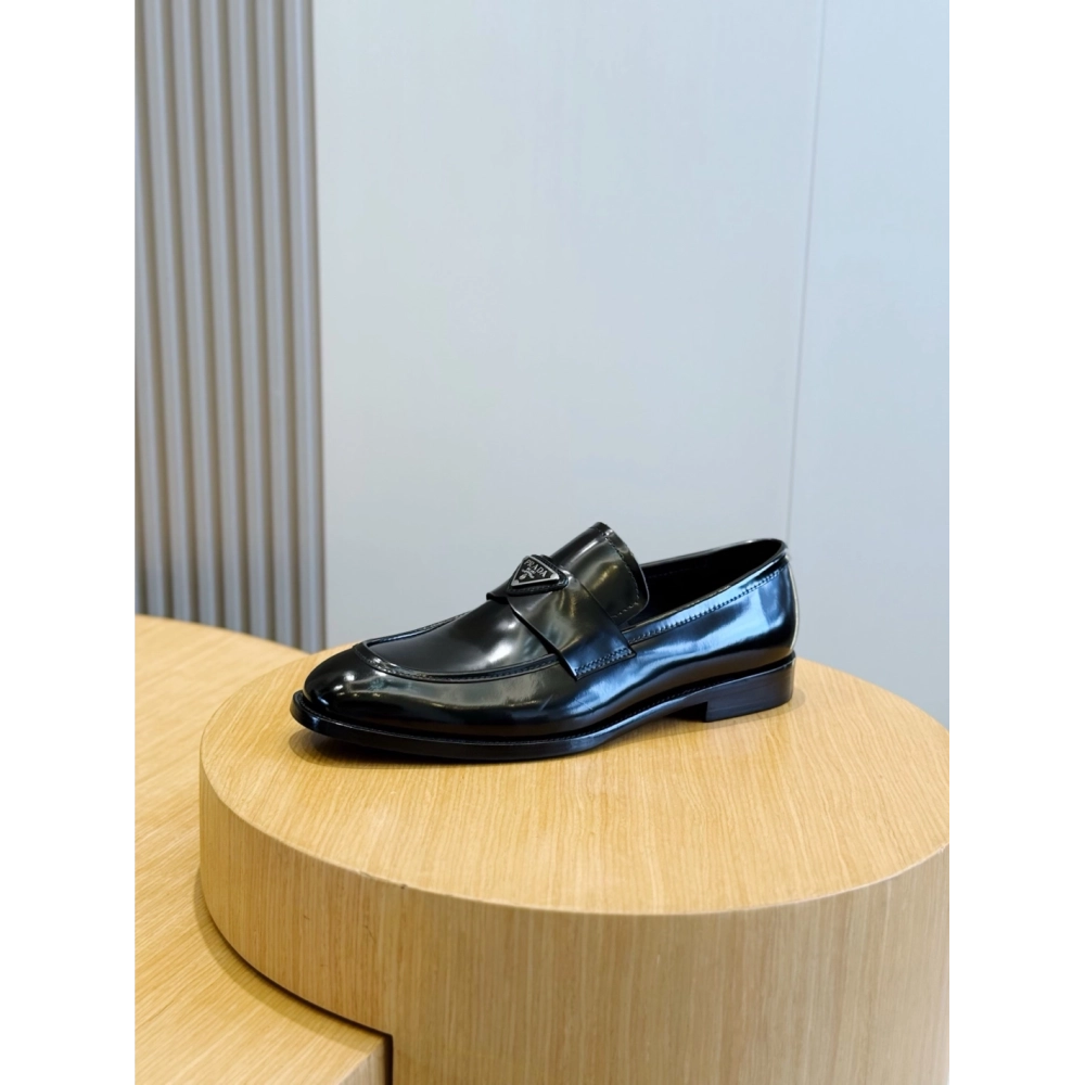 Prada leather shoes 028,PRADA SNEAKERS,Luxury Shoes
