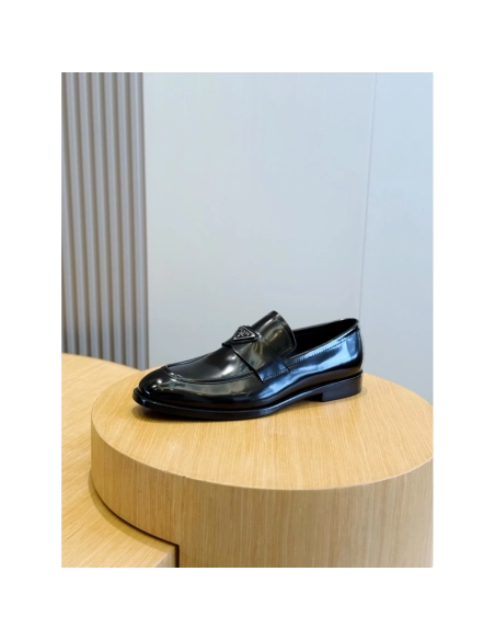 Prada leather shoes 028,PRADA SNEAKERS,Luxury Shoes
