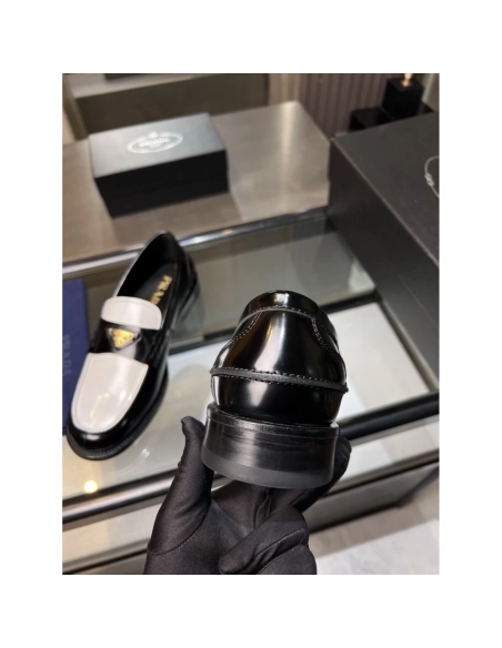 Prada leather shoes 032,PRADA SNEAKERS,Luxury Shoes