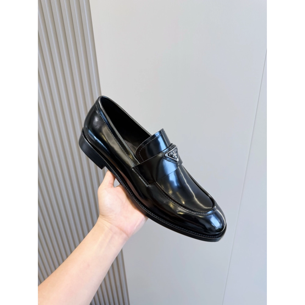 Prada leather shoes 028,PRADA SNEAKERS,Luxury Shoes