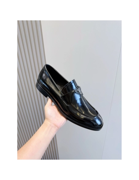 Prada leather shoes 028,PRADA SNEAKERS,Luxury Shoes