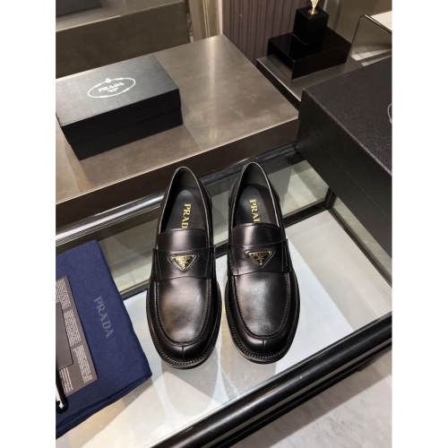 Prada leather shoes 033,PRADA SNEAKERS,Luxury Shoes