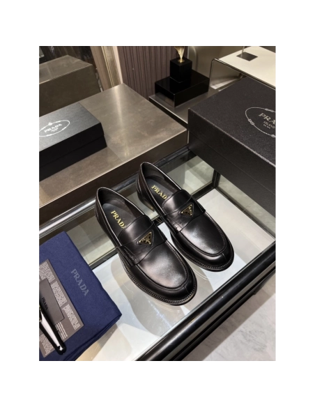 Prada leather shoes 033,PRADA SNEAKERS,Luxury Shoes