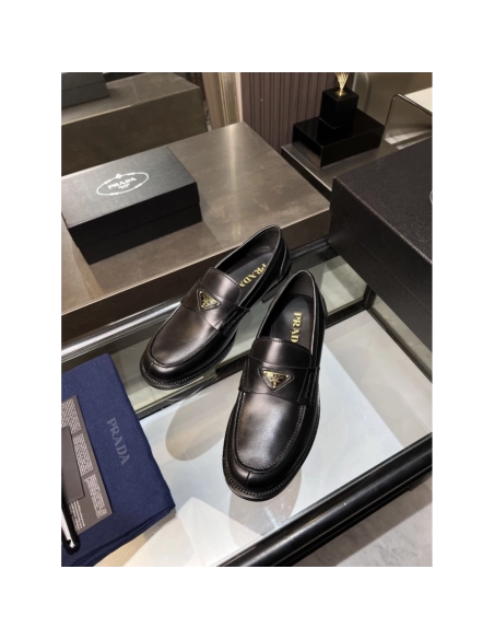 Prada leather shoes 033,PRADA SNEAKERS,Luxury Shoes