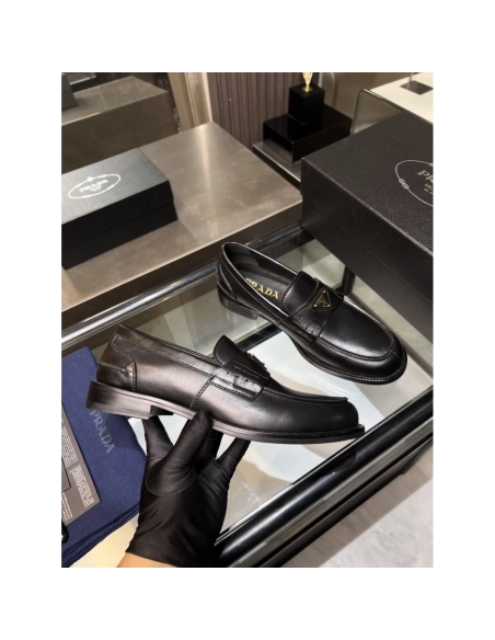 Prada leather shoes 033,PRADA SNEAKERS,Luxury Shoes
