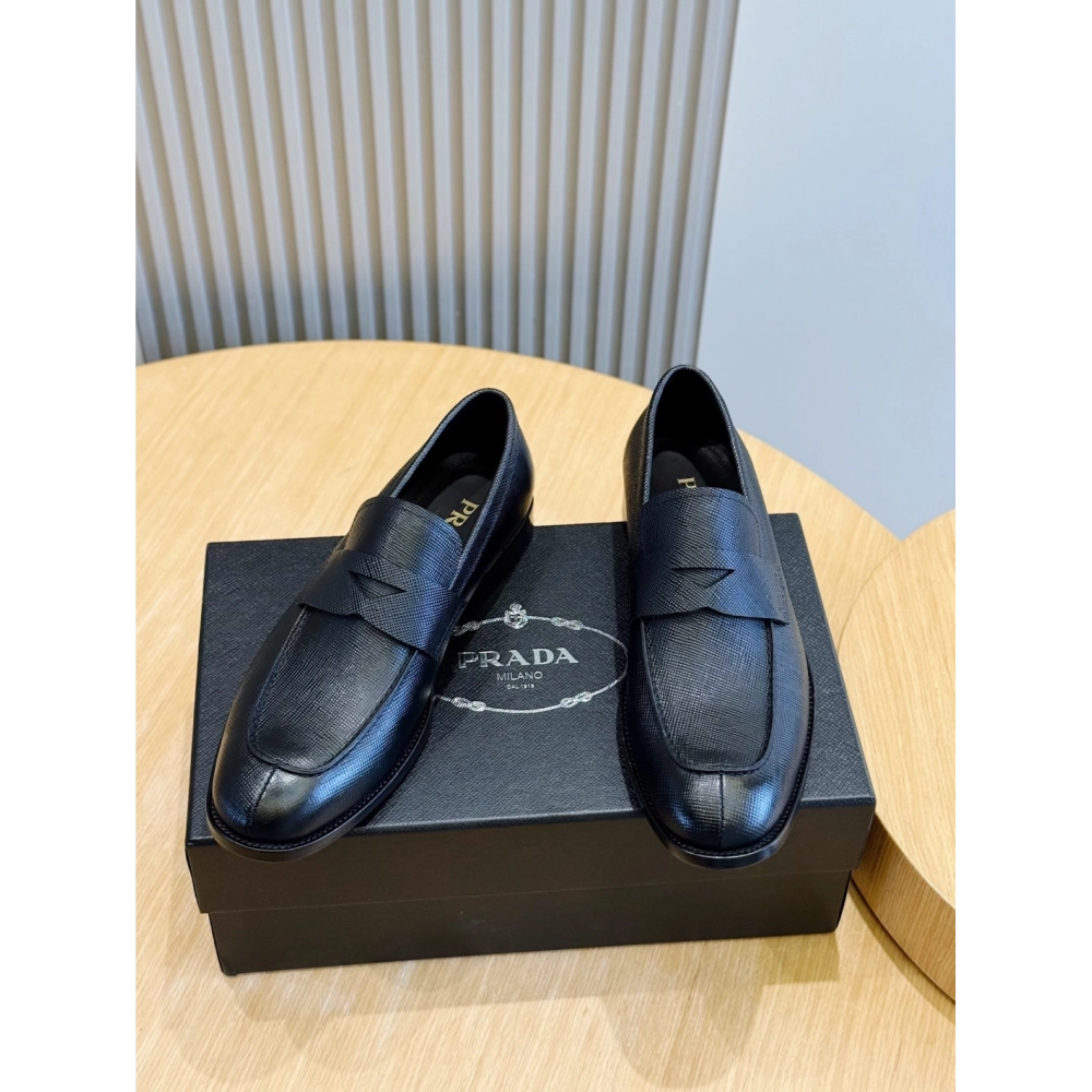 Prada leather shoes 029,PRADA SNEAKERS,Luxury Shoes
