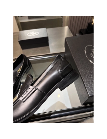 Prada leather shoes 033,PRADA SNEAKERS,Luxury Shoes