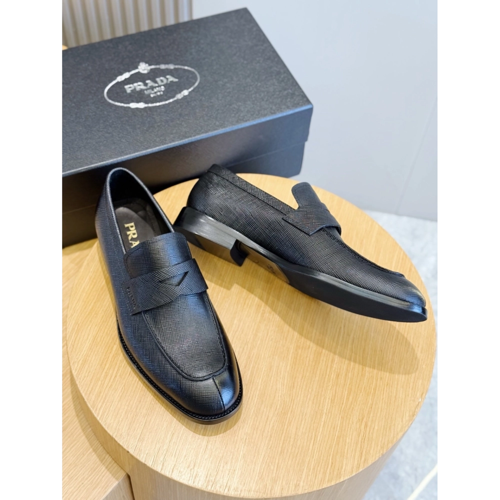 Prada leather shoes 029,PRADA SNEAKERS,Luxury Shoes