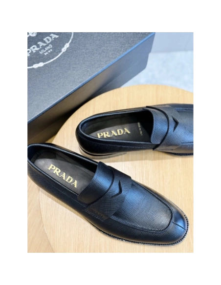 Prada leather shoes 029,PRADA SNEAKERS,Luxury Shoes