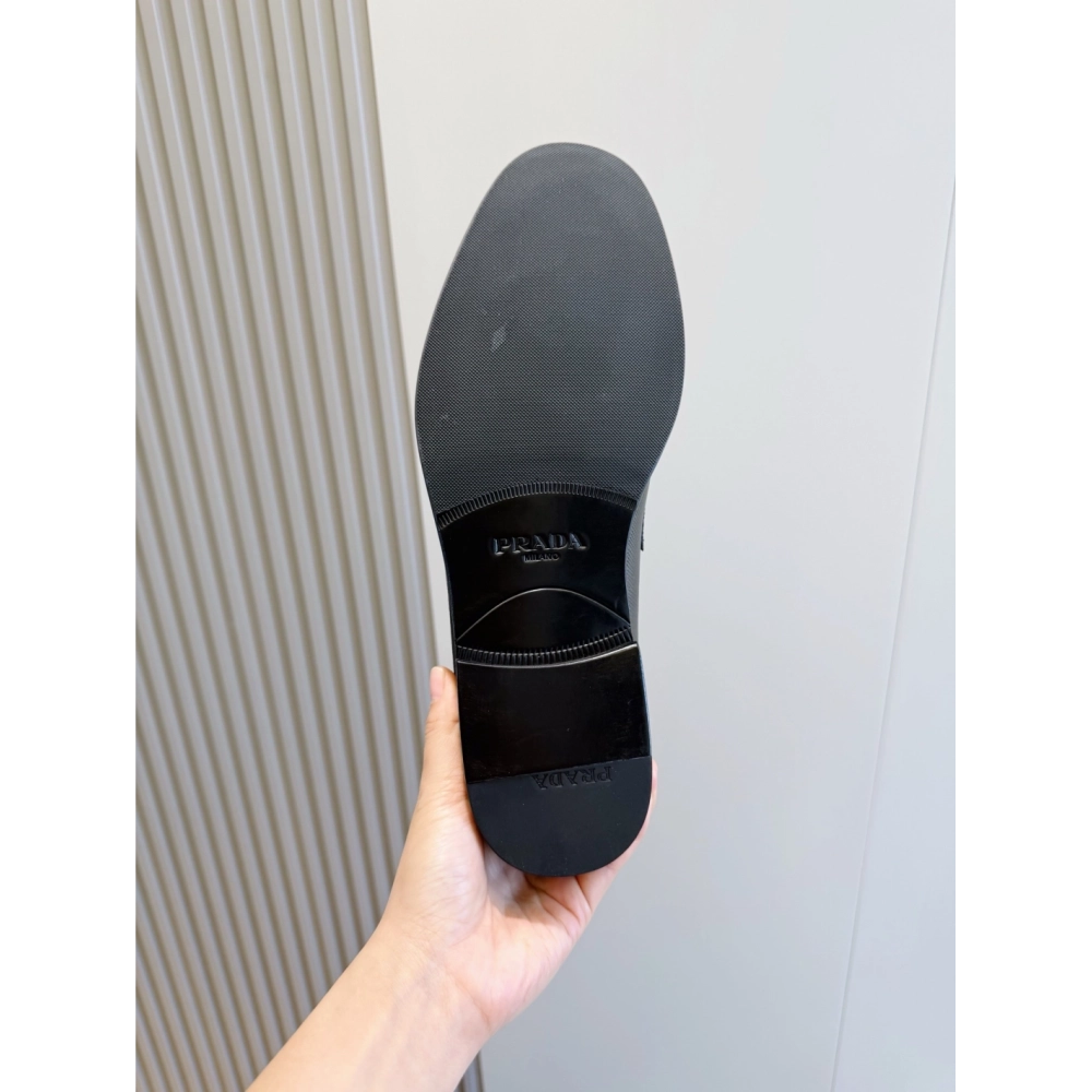 Prada leather shoes 029,PRADA SNEAKERS,Luxury Shoes