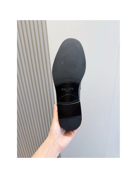Prada leather shoes 029,PRADA SNEAKERS,Luxury Shoes