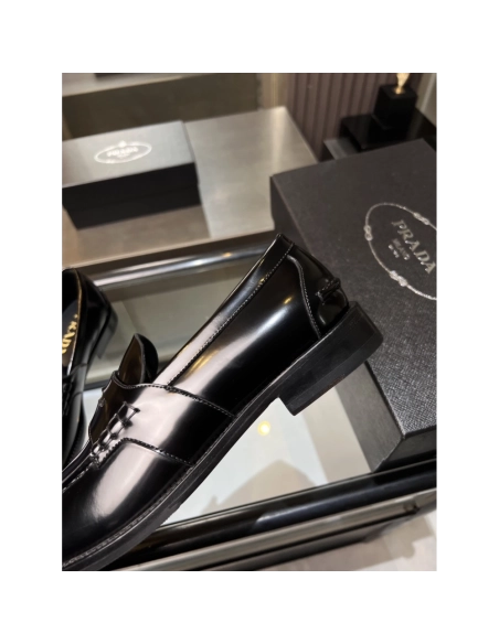 Prada leather shoes 034,PRADA SNEAKERS,Luxury Shoes