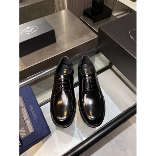 Prada leather shoes 035,PRADA SNEAKERS,Luxury Shoes