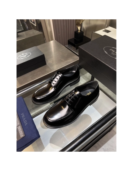 Prada leather shoes 035,PRADA SNEAKERS,Luxury Shoes