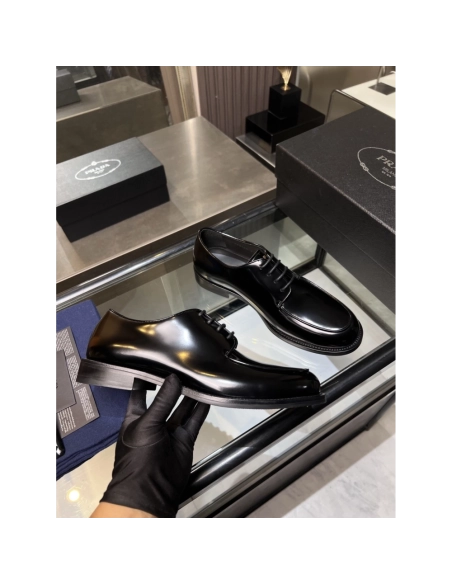 Prada leather shoes 035,PRADA SNEAKERS,Luxury Shoes