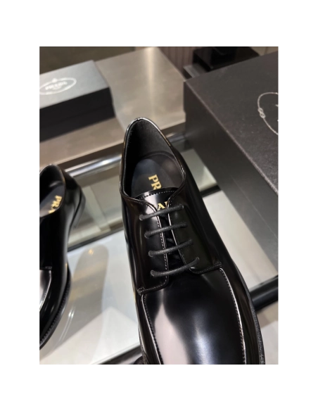 Prada leather shoes 035,PRADA SNEAKERS,Luxury Shoes