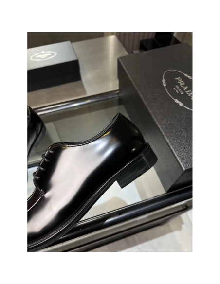Prada leather shoes 035,PRADA SNEAKERS,Luxury Shoes