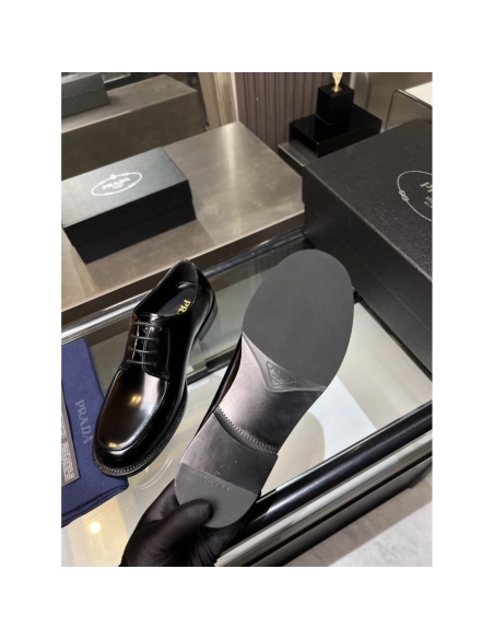 Prada leather shoes 035,PRADA SNEAKERS,Luxury Shoes