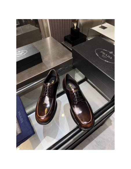 Prada leather shoes 036,PRADA SNEAKERS,Luxury Shoes