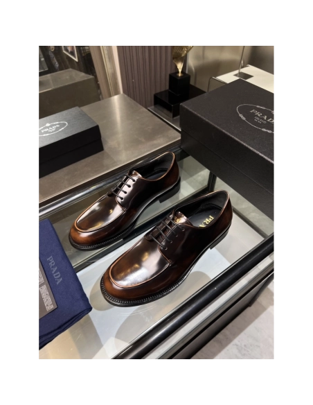 Prada leather shoes 036,PRADA SNEAKERS,Luxury Shoes