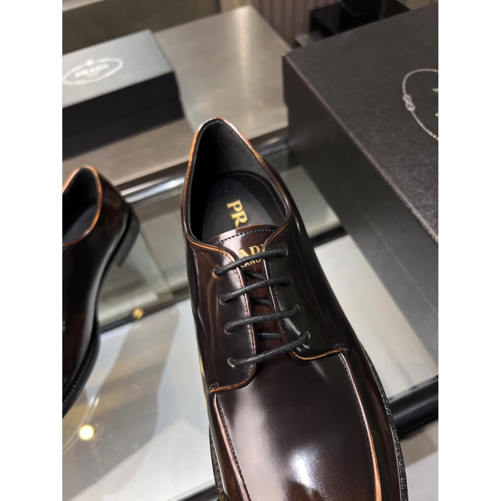Prada leather shoes 036,PRADA SNEAKERS,Luxury Shoes