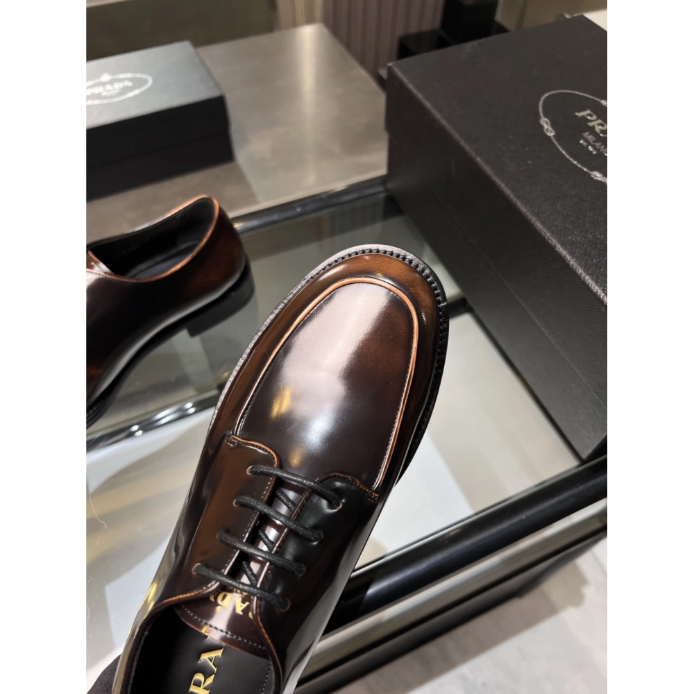 Prada leather shoes 036,PRADA SNEAKERS,Luxury Shoes