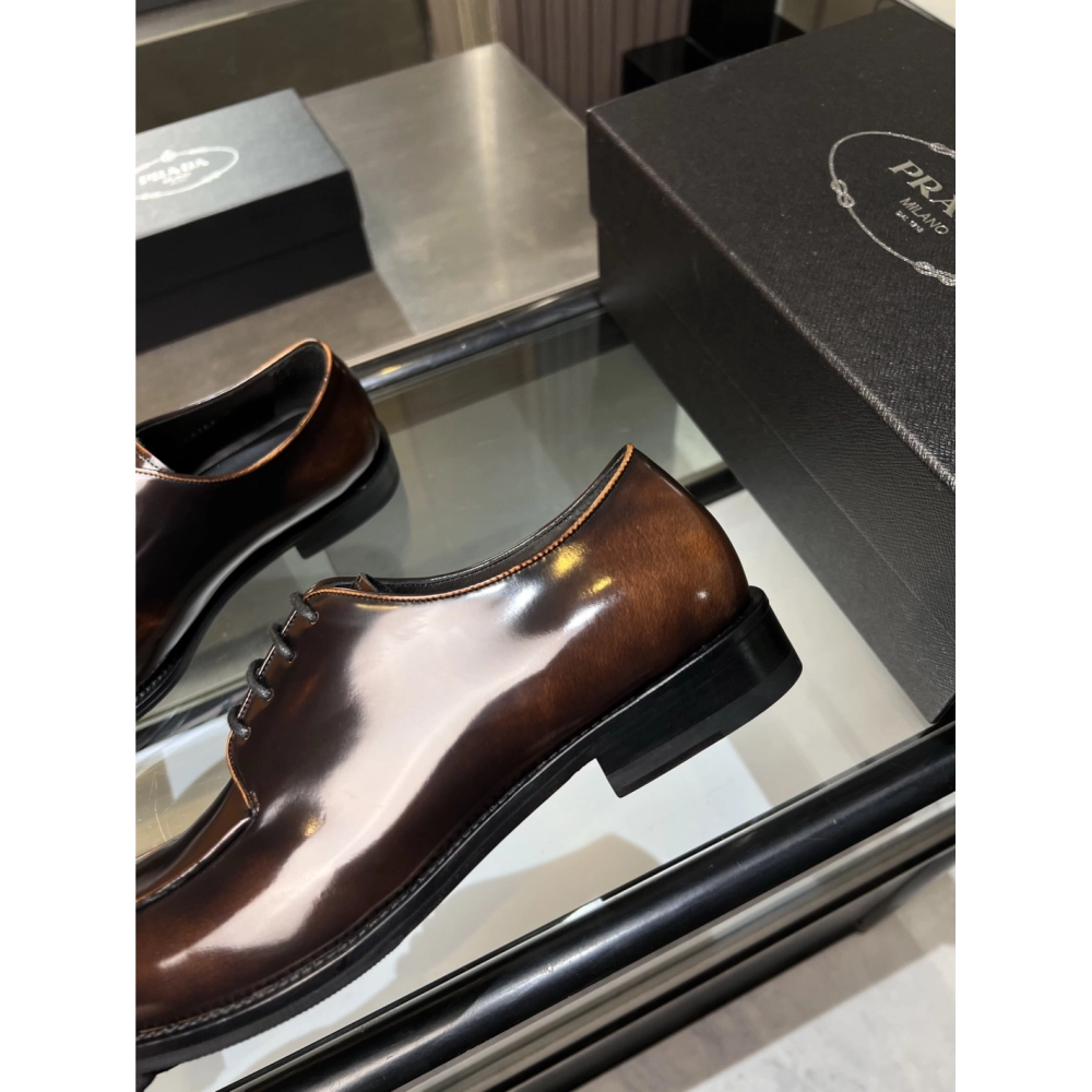Prada leather shoes 036,PRADA SNEAKERS,Luxury Shoes