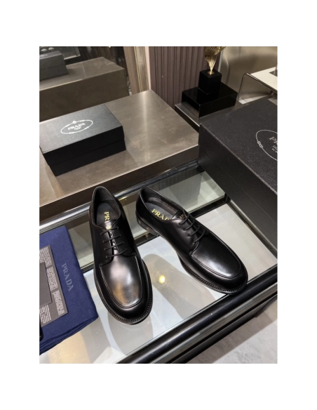 Prada leather shoes 037,PRADA SNEAKERS,Luxury Shoes