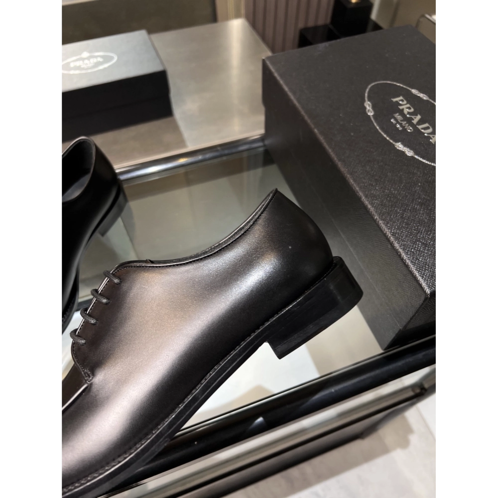 Prada leather shoes 037,PRADA SNEAKERS,Luxury Shoes