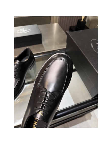 Prada leather shoes 037,PRADA SNEAKERS,Luxury Shoes