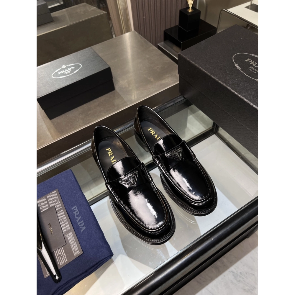 Prada leather shoes 038,PRADA SNEAKERS,Luxury Shoes