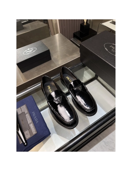 Prada leather shoes 038,PRADA SNEAKERS,Luxury Shoes