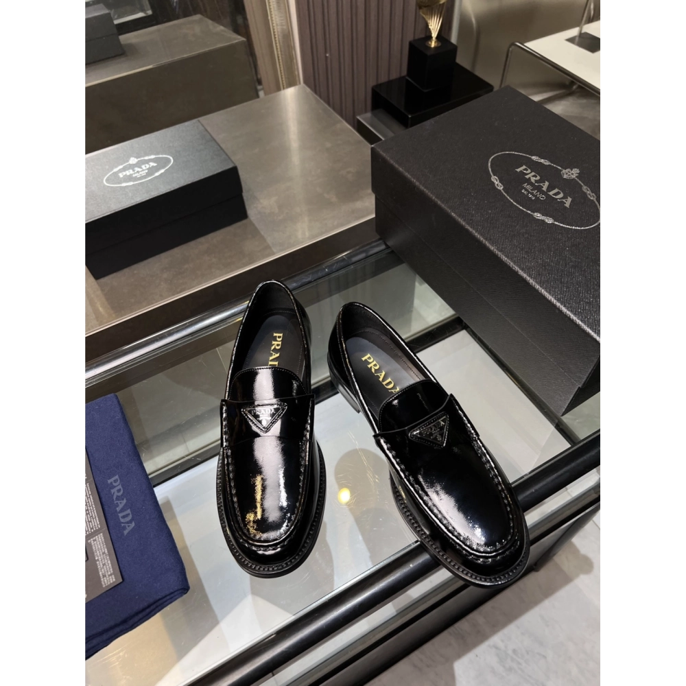 Prada leather shoes 038,PRADA SNEAKERS,Luxury Shoes
