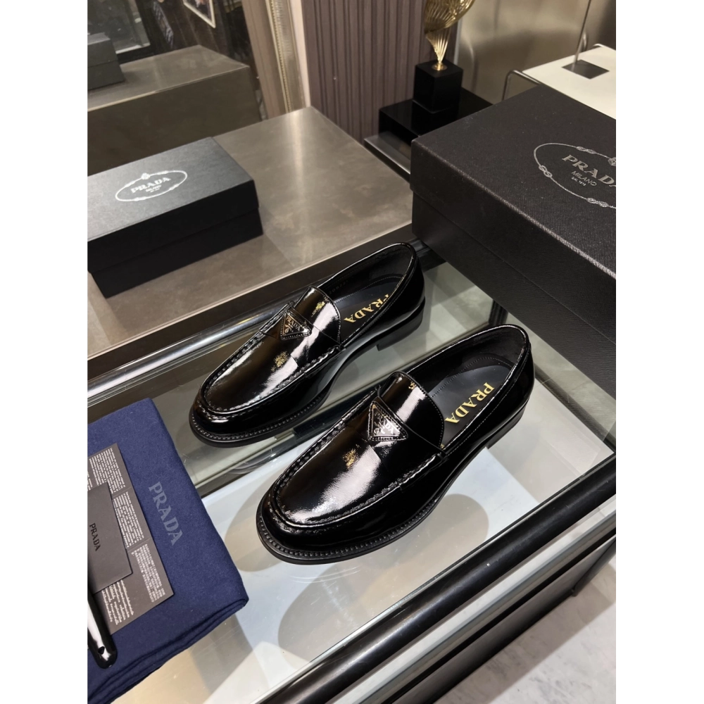 Prada leather shoes 038,PRADA SNEAKERS,Luxury Shoes